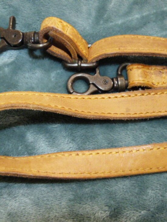 "Never Mind" Handmade leather satchel/tote. - Picture 14 of 15